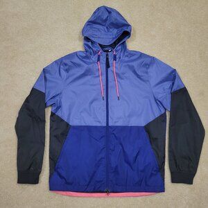 Under Armour Storm Blue Colorblock Hooded Jacket Men’s L Streetwear